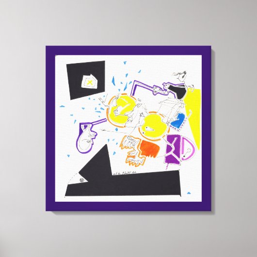 Night & Nickerchen Zeichnungen 09 Leinwand drucksv (Vorderseite)