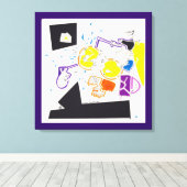 Night & Nickerchen Zeichnungen 09 Leinwand drucksv (Insitu (Holzboden))