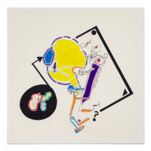 Night & Nickerchen Zeichnungen 15 von Pascale Baud Poster