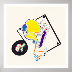 Night & Nickerchen Zeichnungen 15 von PBaud Archiv Poster