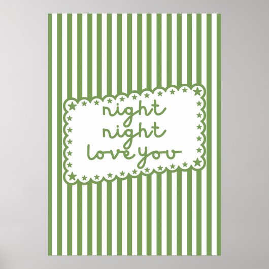 Night Night Liebe You Poster (Vorne)
