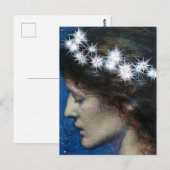 "Night - Noc" Märchenkunst von Robert Hughes Postkarte (Vorne/Hinten)