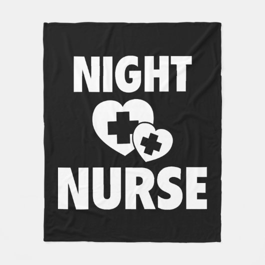 Night Nurse Fleecedecke (Vorderseite)