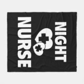 Night Nurse Fleecedecke (Vorderseite (Horizontal))