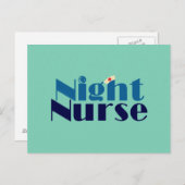 Night Nurse Postkarte (Vorne/Hinten)