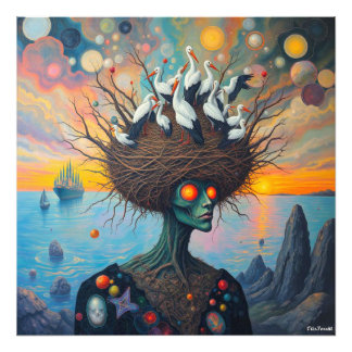 NIGHT OF THE STORKS FOTODRUCK