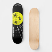 Night Operations Funny Customizable Skateboard (Vorderseite)
