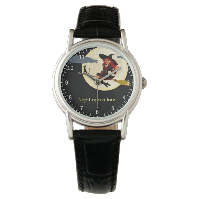 Night Operations lustig anpassbar Armbanduhr (Vorderseite)