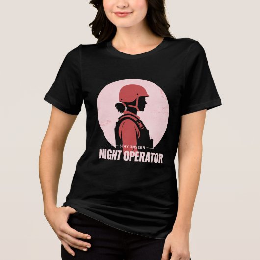 Night Operator Vintage Women’s Tactical Tee (Vorderseite)