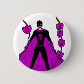 Night Orchid Button (Vorderseite)