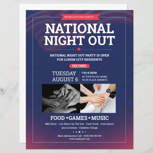 Night Out Flyer (Vorne/Hinten)