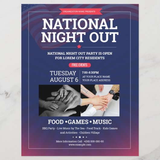 Night Out Flyer (Vorderseite)