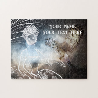 Night Owl and Lady Puzzle