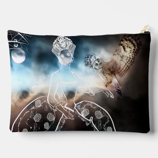 Night Owl and Lady Zubehörtasche (Rückseite)