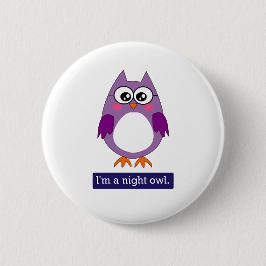 Night Owl Button (Vorderseite)