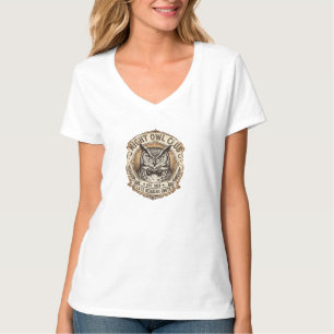Night Owl Club Späte Leser vereinigen sich Vintage T-Shirt