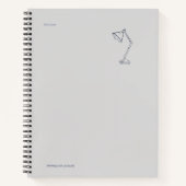 Night Owl Dark Academia Scholarly  Notizblock (Vorderseite)