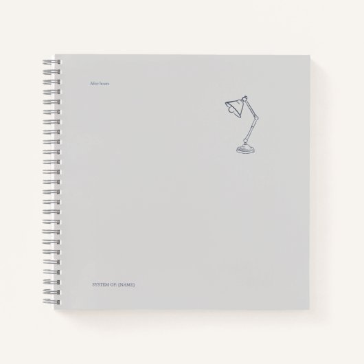 Night Owl Dark Academia Scholarly  Notizblock (Vorderseite)