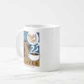 Night Owl Kaffee Kaffeetasse (Vorderseite Links)