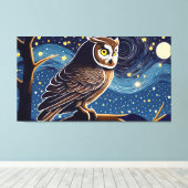 Night Owl  Leinwanddruck (Insitu (Holzboden))