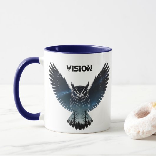 night owl Mug Tasse (Mit Donut)