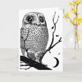 "NIGHT OWL" ORIGINAL GRAPHIC DESIGN by Artchiver Karte (Gelbe Blume)