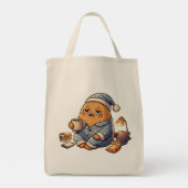 Night Owl Potato Persona Dark Cartoon Art Tragetasche (Rückseite)