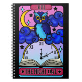 Night Owl Tarot Notebook Notizblock (Vorderseite)