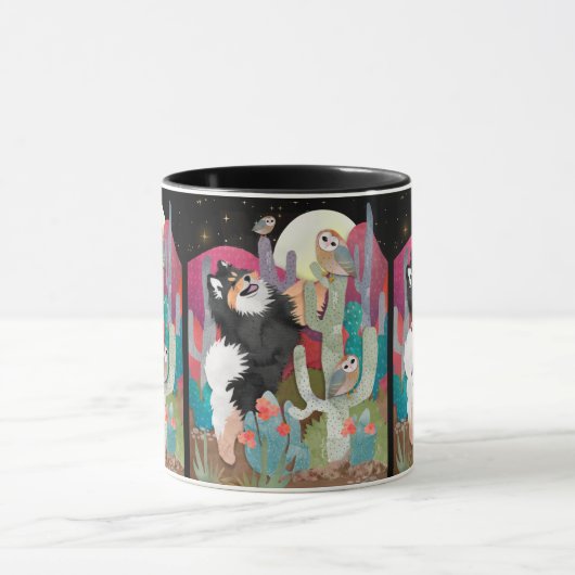NIGHT OWLS Finnischer Lapphund 11 OZ TASSE (Zentrum)
