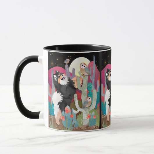 NIGHT OWLS Finnischer Lapphund 11 OZ TASSE (Links)