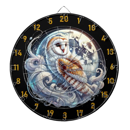 Night Owls und Dart Goals Dartscheibe (vorne)
