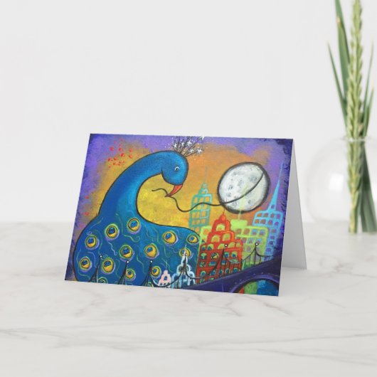 Night Peak in der City Card zurücknehmen Karte (Vorderseite)