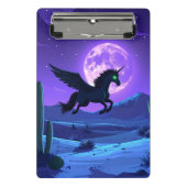 Night Pegasus Mini Klemmbrett (Vorderseite)