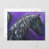 Night Pegasus Postkarte (Vorne/Hinten)