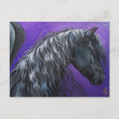 Night Pegasus Postkarte (Vorderseite)