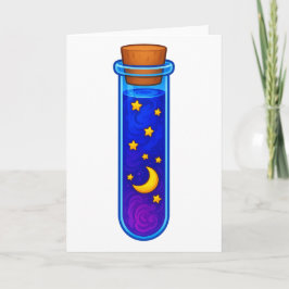 "Night Potion" - Zauberflasche aus Sternen und Mon Einladung