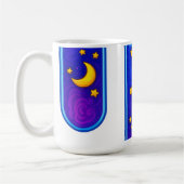 "Night Potion" - Zauberflasche aus Sternen und Mon Kaffeetasse (Links)