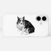 Night-Quiet Corgi Case-Mate iPhone Hülle (Rückseite (Horizontal))