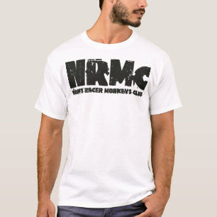 Night Racers Monkeys Klub Logo Espalda. T-Shirt