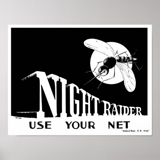 Night Raider — Malaria des Zweiten Weltkriegs Poster (Vorne)