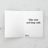 Night Rain Face Mask Cat Karte (Innenseite)