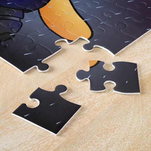 Night Rain Face Mask Cat Puzzle (Seite)