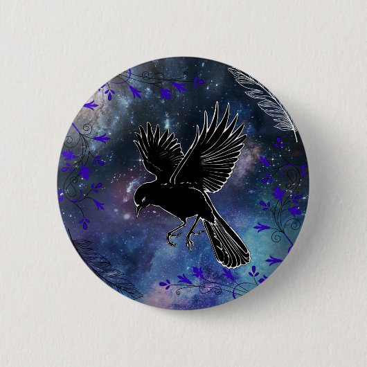 Night Raven Button (Vorderseite)