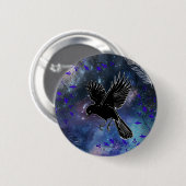Night Raven Button (Vorne & Hinten)