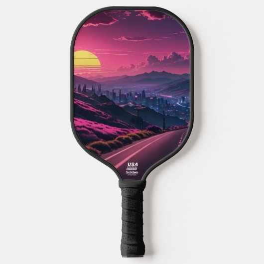 Night Road Pickleball Paddle (Vorderseite)