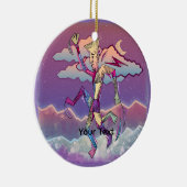 Night Runner Keramik Ornament (Rechts)