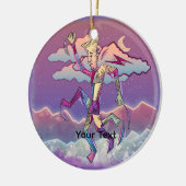 Night Runner Keramik Ornament (Links)