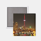 Night Scene Toronto Canada Souvenir Kühlschrankmag Magnet (Vorderseite/Rückseite)