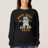 Night Shift BOO BOO Crew Halloween Sweatshirt (Vorderseite)