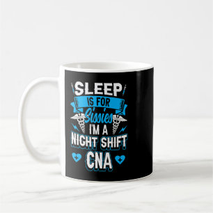 Night Shift CNA zertifizierter Krankenpflegeassist Kaffeetasse